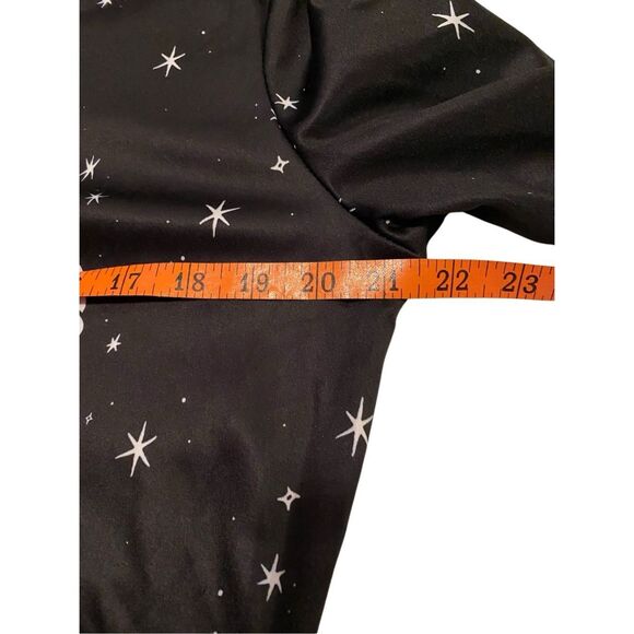 FancyQube Black Cat Hoodie Moon Pentagram Goth Gothic Punk Grunge Witch Occult - Picture 10 of 13